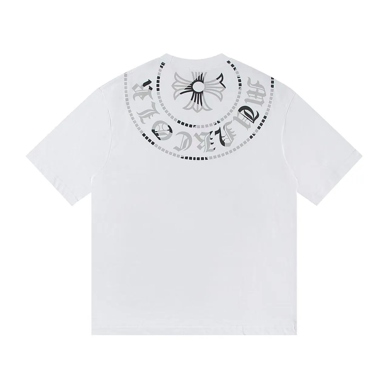 🅿️146 Style: 2025 new Croix Heart short-sleeved T-shirt Material: High version 300g double yarn combed cotton Size: S～XL Color: White Style number: Z1014
